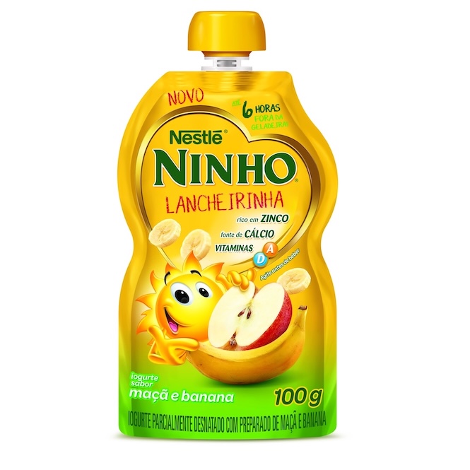 NINHO POUCH IOGLIQMACA BANANA 100g