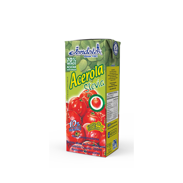 25032  BEBIDA MISTA DE FRUTA  ACEROLA JANDAIA 24X200ML